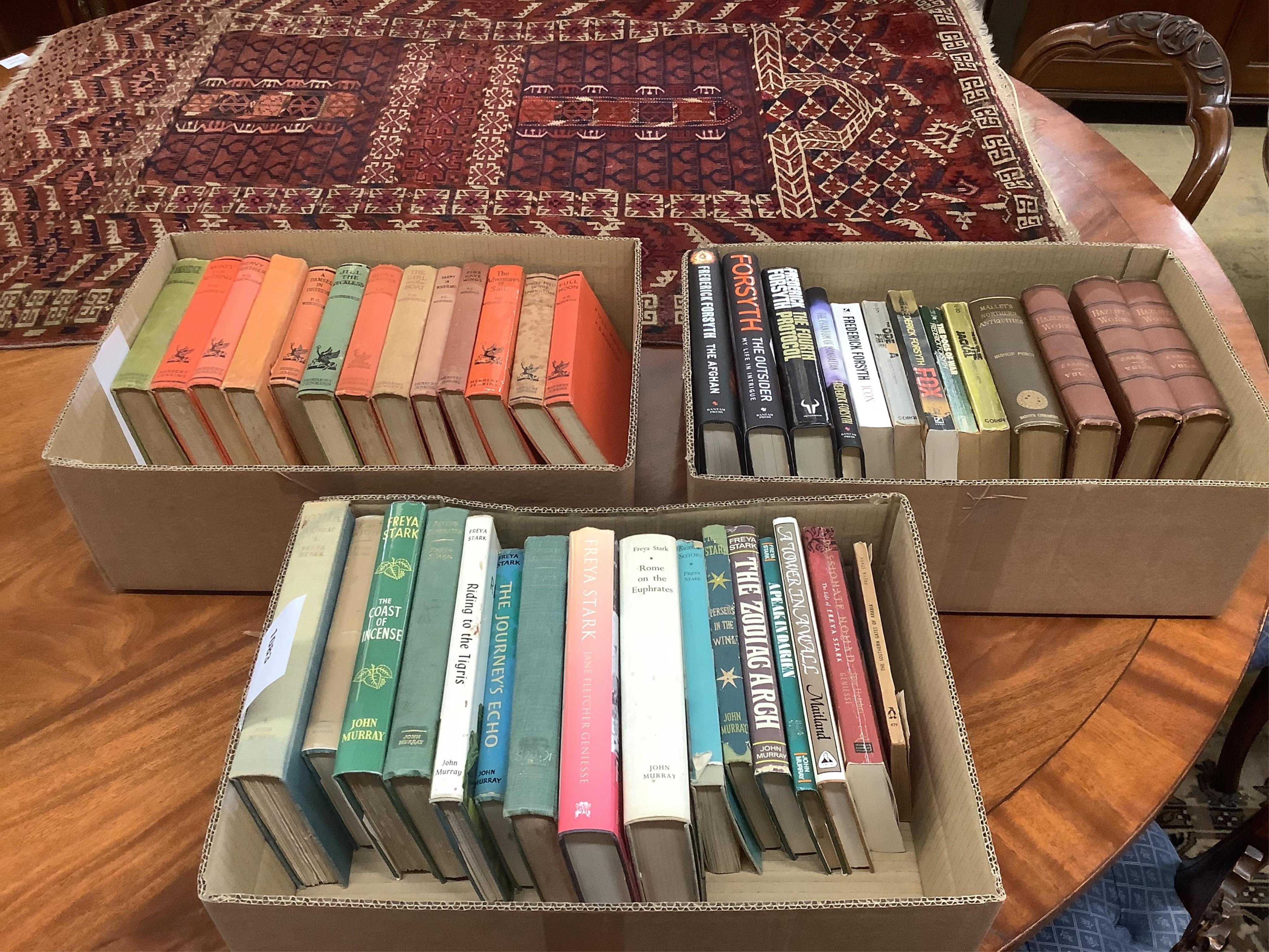 Stark, Freya, 16 works, including - East is West, 1st edition, with d/j, 1945; Ionia: A Quest, 1st edition, 1954; The Coast of Incense, 1st edition, with d/j, 1953; The Journey’s Echo, 1st edition, with d/j, 1963; Riding